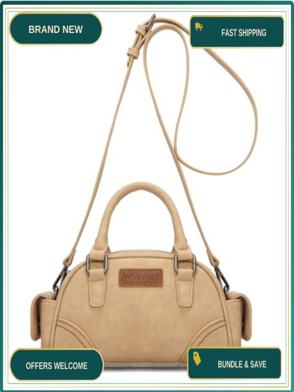 Structured Small Crossbody Bag Top Handle Detachable Strap